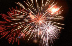 Events in Rome: Fireworks