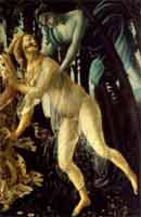 Famous People: Primavera, Botticelli's paint;