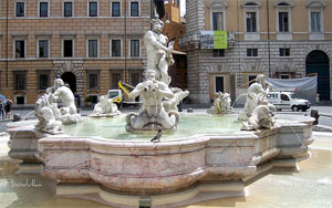 Fountains of Rome: Moro's fountain