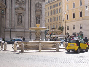 Fountains of Rome: Sant'andrea della Valle
