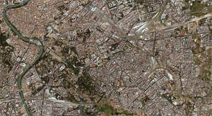 Useful maps of Rome: the city from the Sky