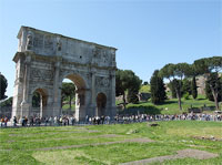 Monuments in Rome: Constantine's Arch