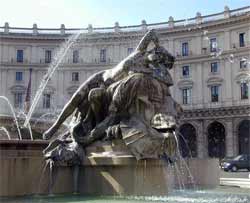 Fuentes de Roma: Fuente de le Naiadi