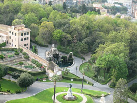 gardens in vatican city